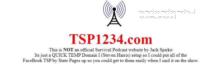 The Survival Podcast (TSP) state Facebook groups